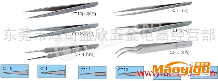 供應(yīng)美國CT-10精密鑷子、防腐蝕、耐酸、防磁不銹鋼鑷子