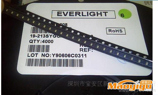 SMD0603發(fā)光二極管 黃綠 貼片LED