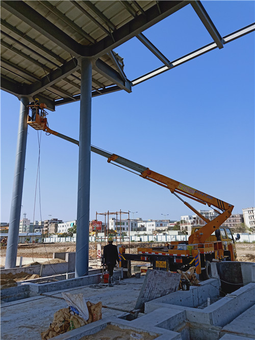 廣東番禺出租裝路燈的車出租-中橋建